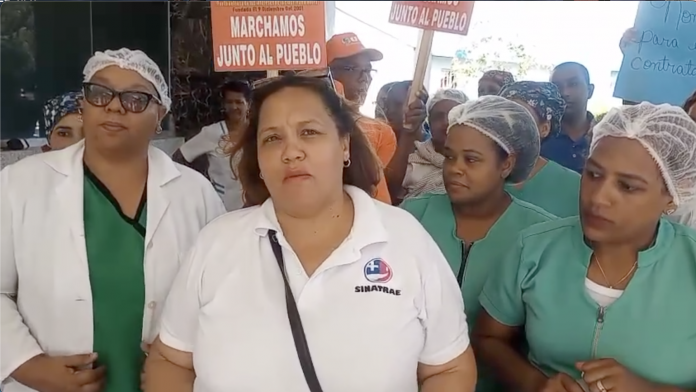 Enfermeras protesta