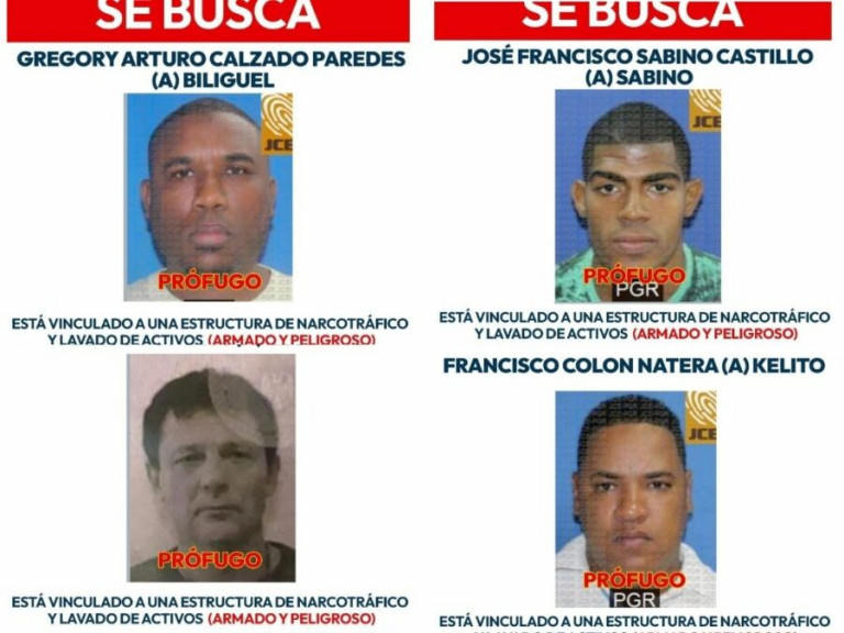 Emiten orden de captura a cuatro personas vinculadas a red de lavado de activos del narcotráfico