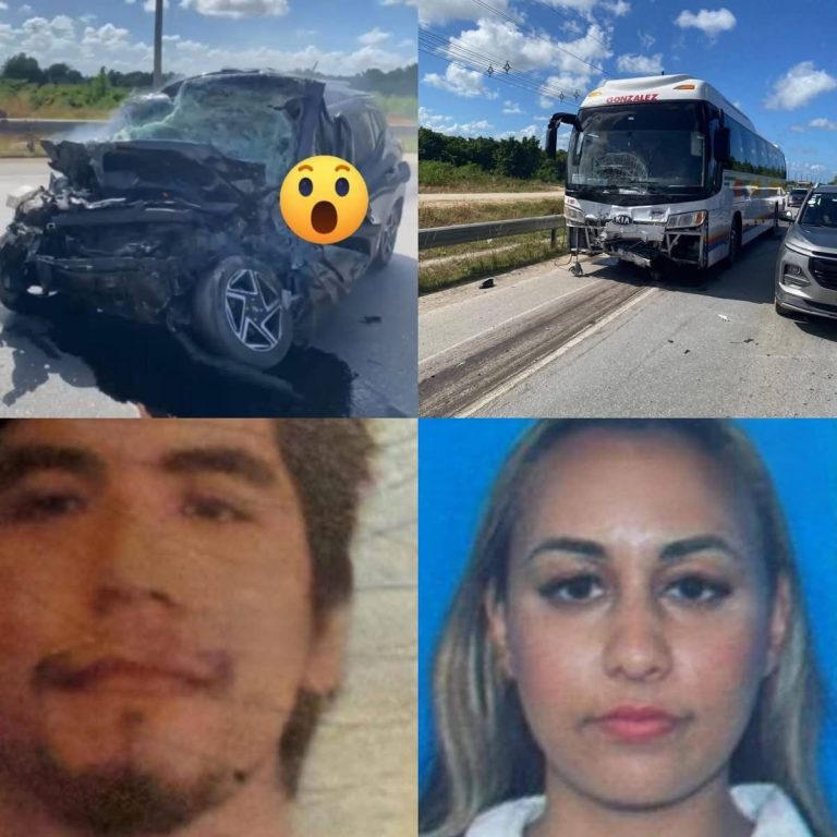 Dos fallecidos y una niña herida en fuerte choque en la carretera Miches–Bávaro