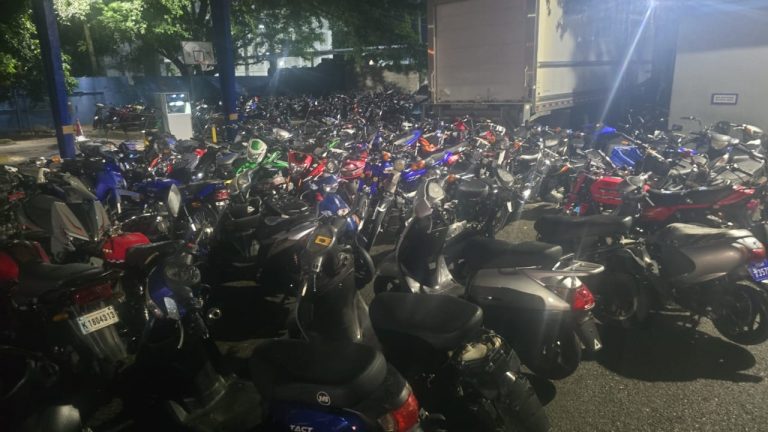 La Policía retiene cientos de motocicletas en Puerto Plata por alterar la paz de la población