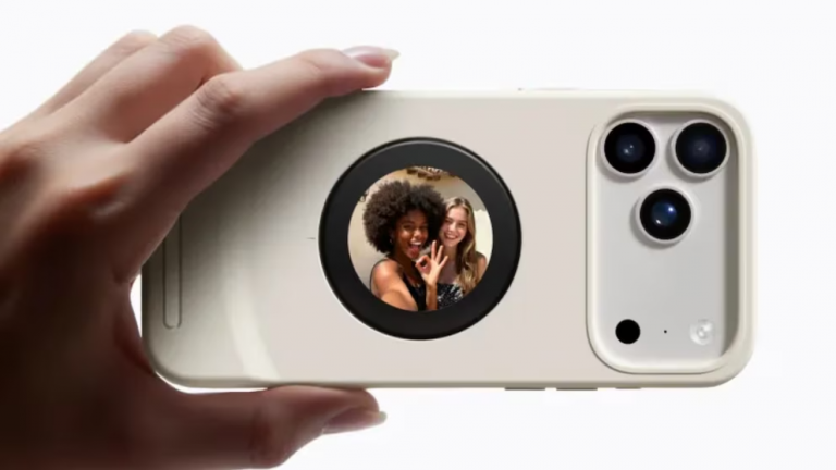 Diseñan funda para iPhone con segunda pantalla que permite tomar selfies con la cámara trasera