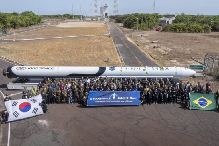 Empresa surcoreana lanza el primer cohete comercial desde Brasil pero pierde su señal