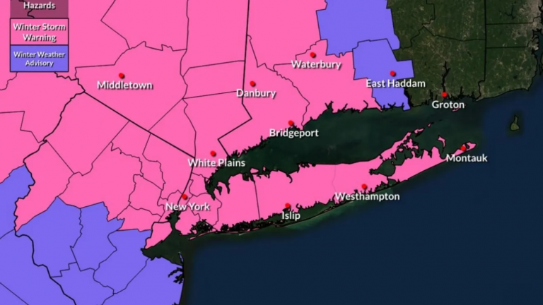 De 4 a 8 pulgadas de nieve esperan este viernes en Nueva York