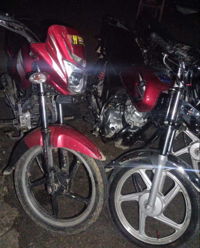 Policía desmantela banda dedicada al despojo de motocicletas en Los Alcarrizos