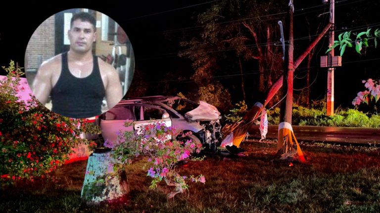 Minibús involucrado en accidente que cobró la vida de José López y provocó apagón en Cabarete