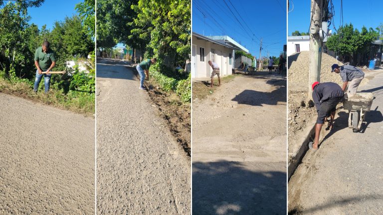 Villa Betania se organiza y tapa baches ante la inacción oficial