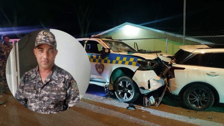 PN traslada al comandante del destacamento de El Limón tras accidente que dejó un fallecido en Villa González