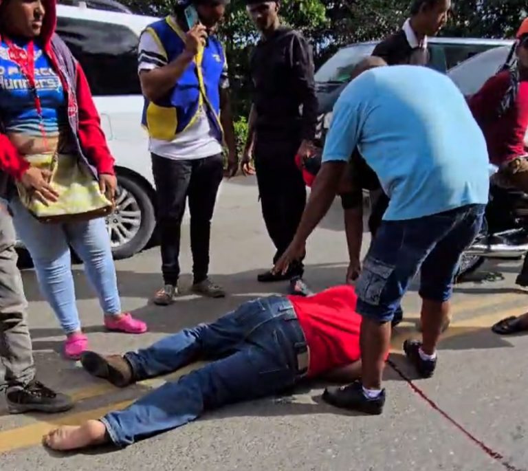 ÚLTIMA HORA | Accidente deja una persona lesionada frente a Terramar, Pueblo Nuevo