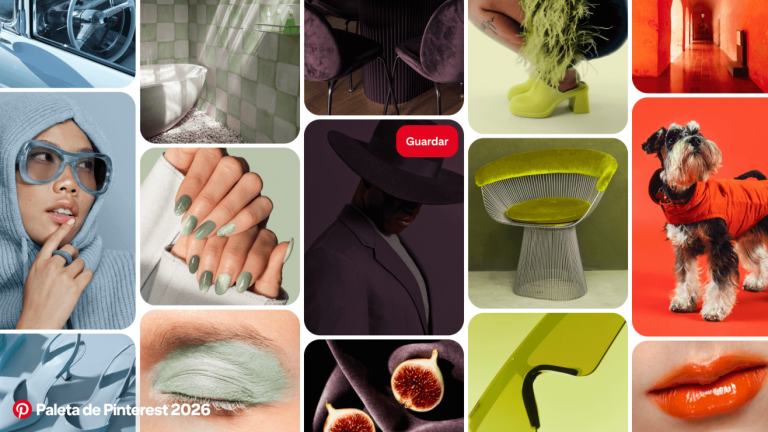 Pinterest elige cinco colores para 2026 y los presenta como reguladores del ánimo