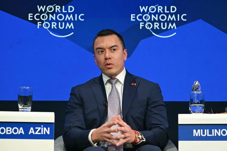 Noboa opina que la forma de sacar a Maduro quizás no fue la mejor, pero generó esperanza