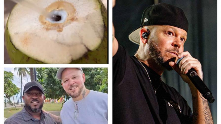 Residente se deja ver en República Dominicana entre cocos, calles y fanáticos