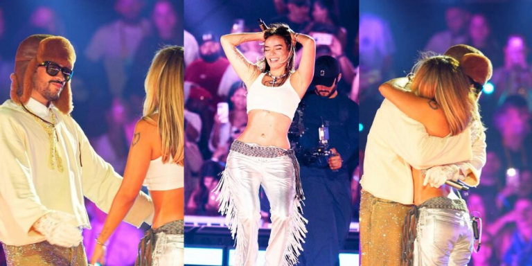 Karol G, la invitada sorpresa del tercer concierto de Bad Bunny en Medellín