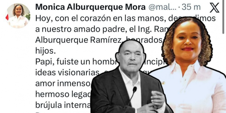 Hija de Ramón Albuquerque: “Papi fuiste un hombre de principios firmes”