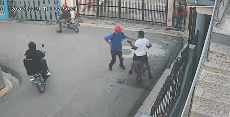 Video capta asalto a motorista a plena luz del día en Santiago