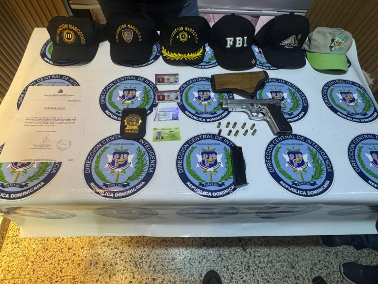 Dintel apresa hombre por porte ilegal de arma y ocupación de pertrechos militares en La Vega