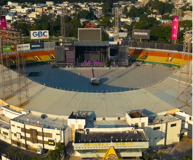 Estadio Cibao se alista para recibir a Juan Luis Guerra ante un lleno total