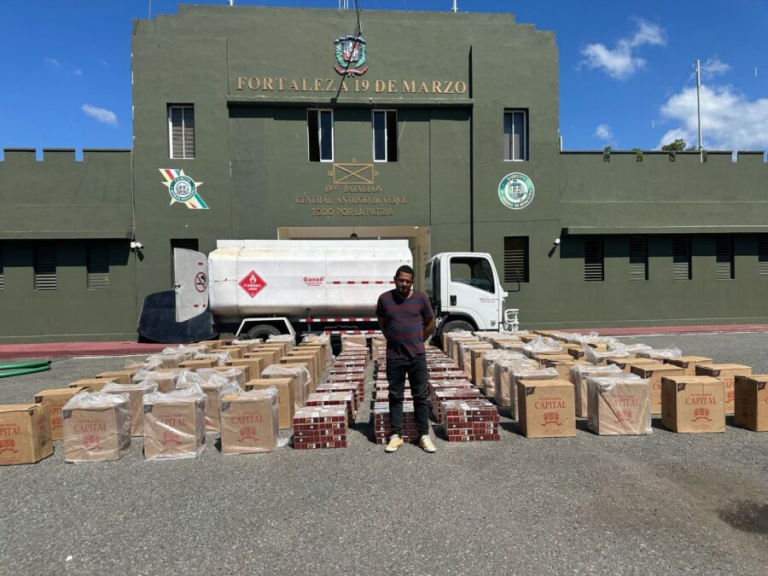 Ejército ocupa más de un millón de cigarrillos de contrabando en Azua