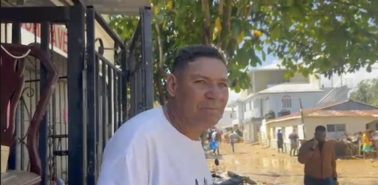 Gaspar Hernández muestra desgarradoras huellas del aluvión