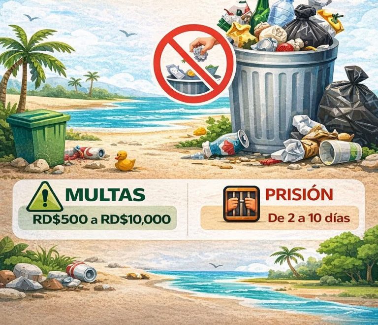 Alcaldía de Sosúa impondrá multas a ciudadanos que tiren basura en lugares públicos