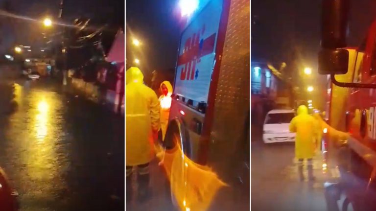 Bomberos de Puerto Plata asisten viviendas afectadas por lluvias en sectores vulnerables