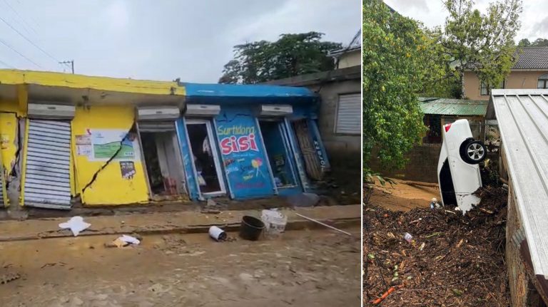 Río Joba desata destrucción en Gaspar Hernández; casas arrasadas y puente en riesgo