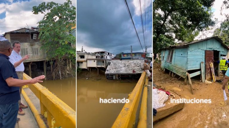 Ito Bisonó visita Gaspar Hernández y anuncia reconstrucción de viviendas tras daños por lluvias