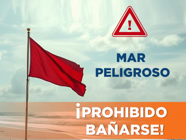 Defensa Civil prohíbe bañarse en la costa atlántica de Puerto Plata por fuerte oleaje