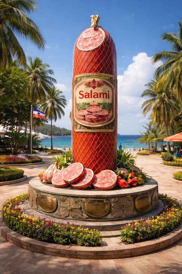 Proponen construir un monumento al salami en Sosúa como homenaje a su historia