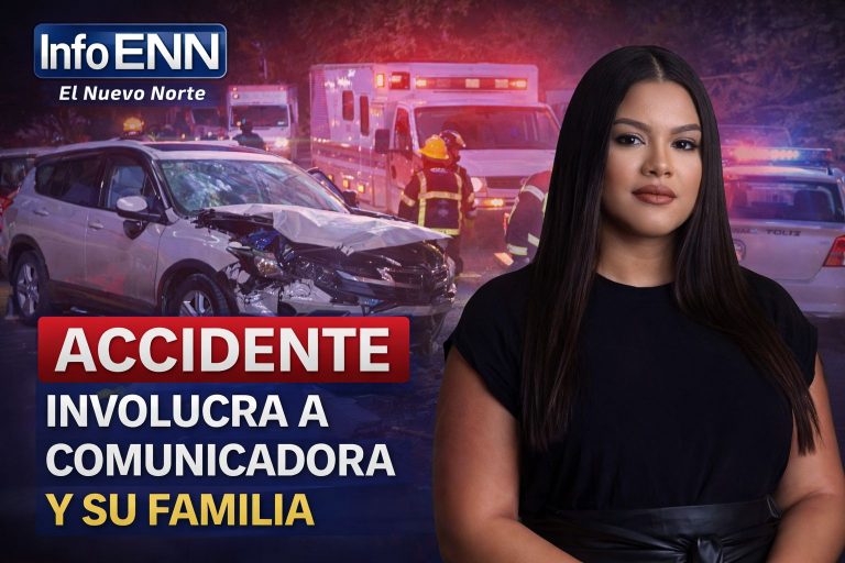 Accidente en la carretera turística Luperón involucra a comunicadora y su familia