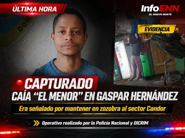 Policía arresta a hombre que mantenía en zozobra al sector Candor en Gaspar Hernández