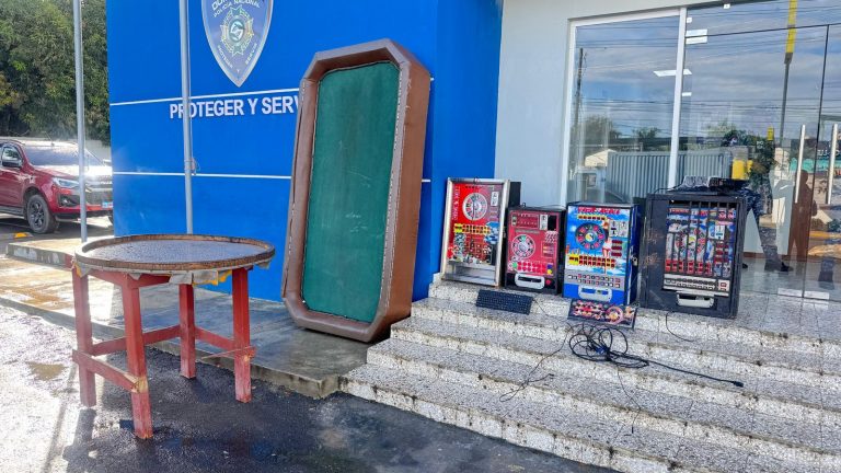 Policía ocupa máquinas tragamonedas ilegales y refuerza operativos en Sosúa
