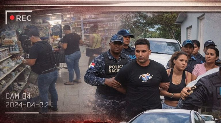 Cámaras los delatan: implicados en robos en supermercados caen tras persecución en Gaspar Hernández