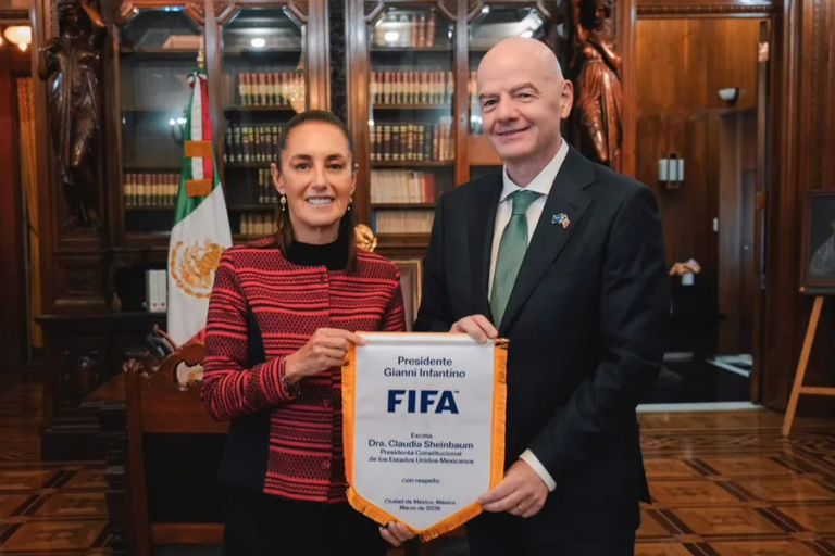 Sheinbaum promete a Infantino una inauguración del Mundial «histórica y excepcional»