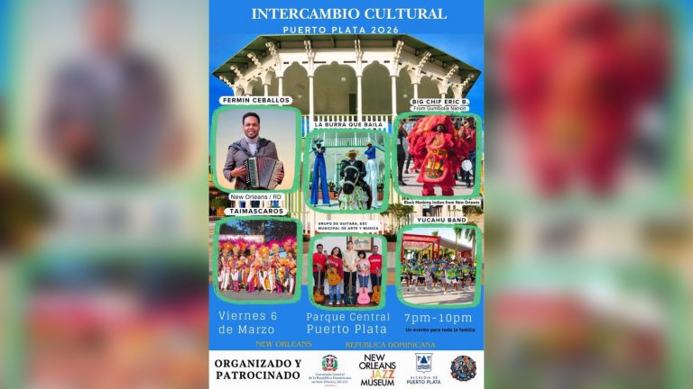 Puerto Plata celebrará concierto de intercambio cultural con artistas de Nueva Orleans