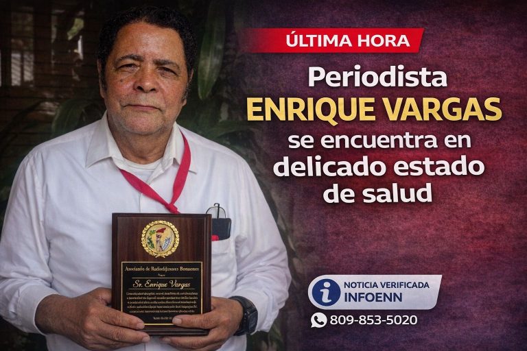 Periodista Enrique Vargas se encuentra en delicado estado de salud