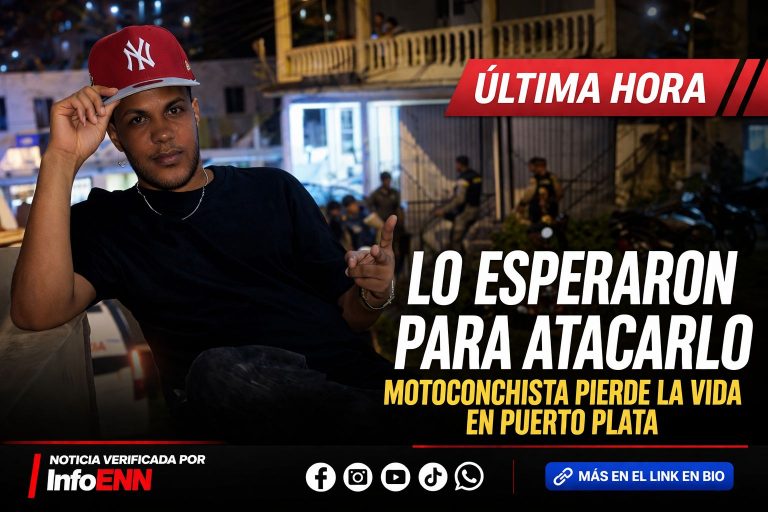 Joven motoconchista pierde la vida tras ser atacado a tiros en Puerto Plata