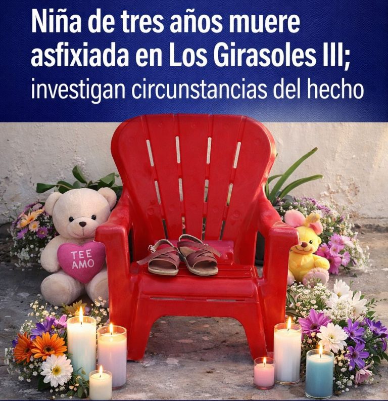 Niña de tres años muere asfixiada en los girasoles III; investigan circunstancias del hecho