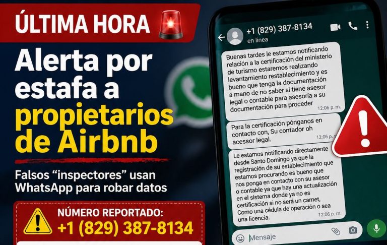 Alerta por estafa: falsos inspectores del ministerio de turismo contactan propietarios de Airbnb