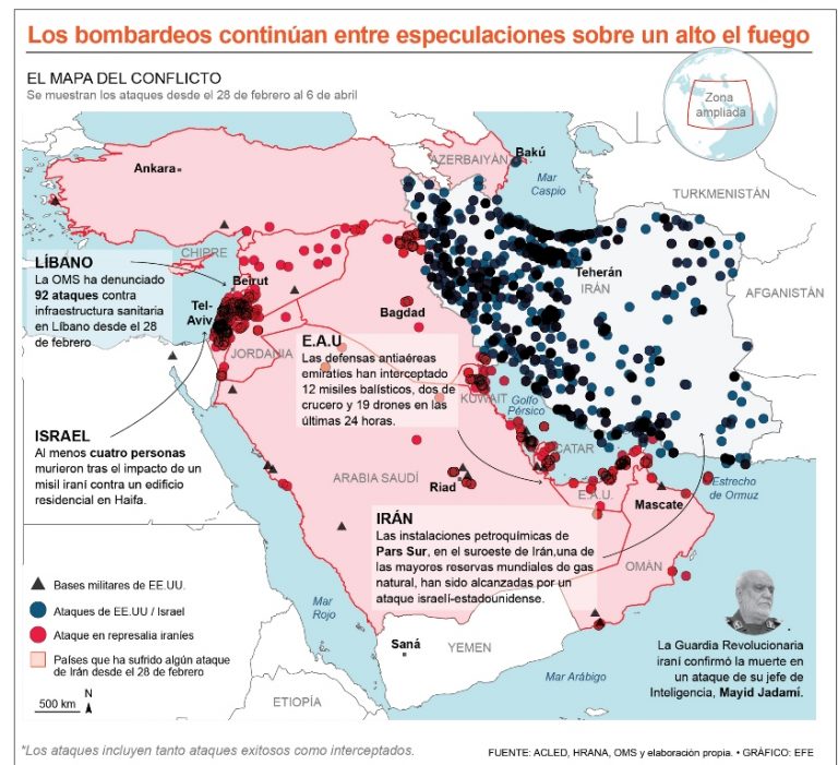 Irán presenta propuesta a Estados Unidos para poner fin a la guerra