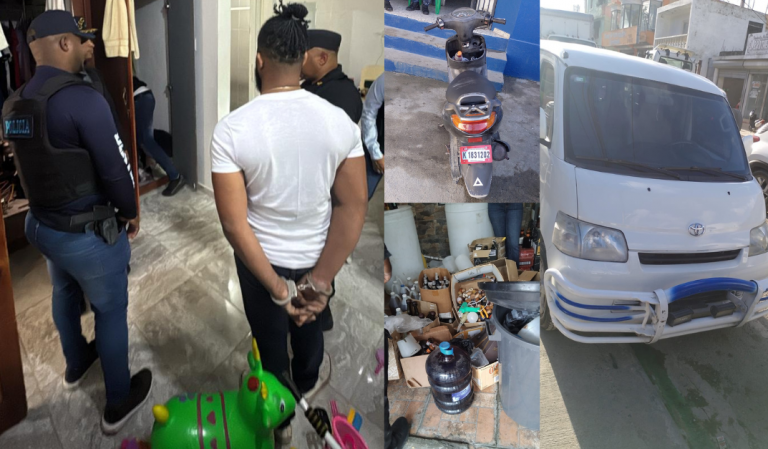 Arrestan a hombre por presunta falsificación de bebidas alcohólicas en SDO