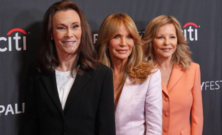 Kate Jackson, Jaclyn Smith y Cheryl Ladd celebran el 50 aniversario de ‘Los Ángeles de Charlie’