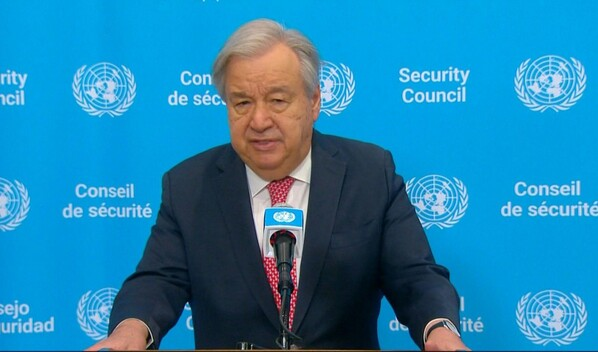 Jefe de la ONU advierte que el mundo está "al borde de una guerra más amplia"