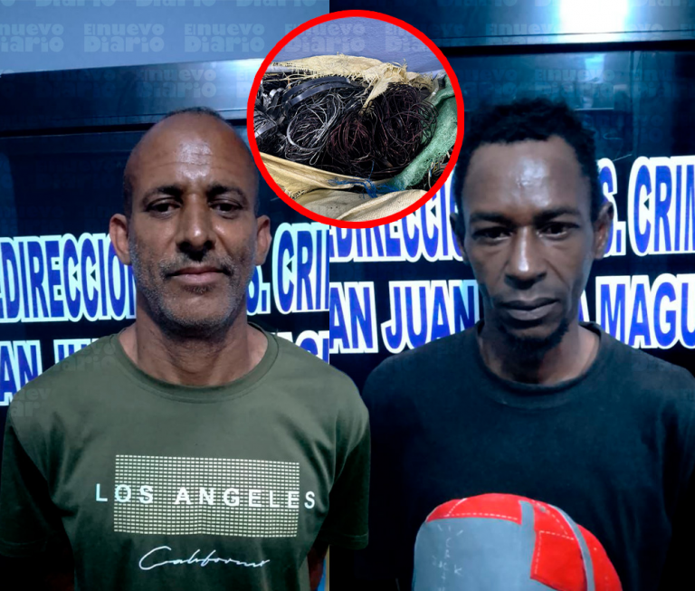 Policía y MP allanan metalera en San Juan y detienen a dos hombres con presunto material ilícito
