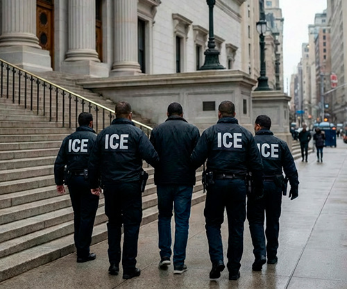 Inmigrante es arrestado por ICE tras intentar denunciar delitos en Nueva York