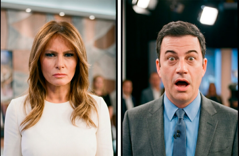 Melania Trump pide el despido de Jimmy Kimmel tras polémico comentario en televisión