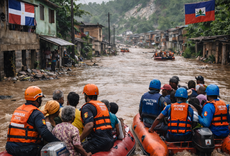 Inundaciones en RD y Haití dejan al menos 19 muertos y miles de afectados