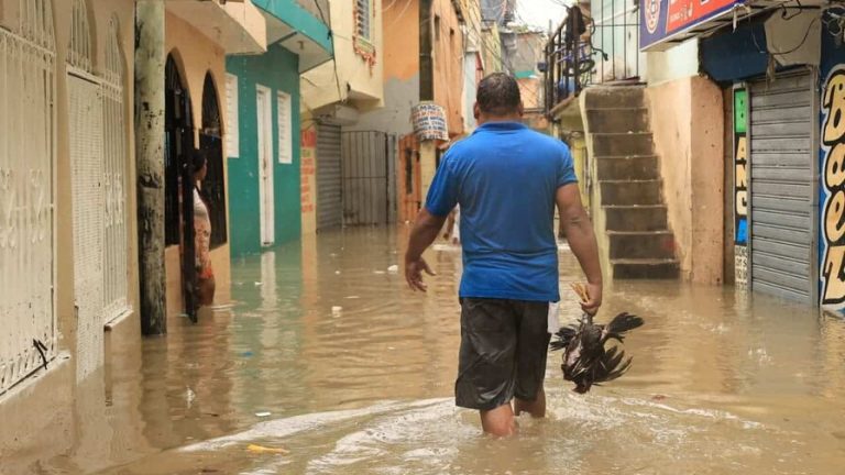 Lluvias extremas dejan hasta 314 milímetros en el Gran Santo Domingo